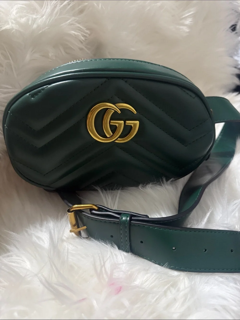 Hunter Green belt fanny pack, very stylish in trend - Picture 3 of 5